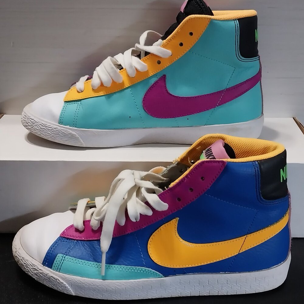 Nike Blazer Mid GS Aurora Purple Orange CZ9441-400 Youth 7Y Mens 7 Womens 8.5